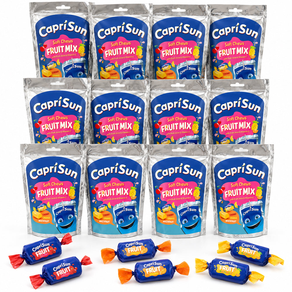 Capri-Sun Soft Chews Fruit Mix Flavour Pouch 147g (6 & 12 Pouches)