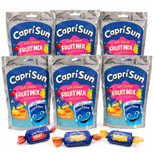 Capri-Sun Soft Chews Fruit Mix Flavour Pouch 147g (6 & 12 Pouches)