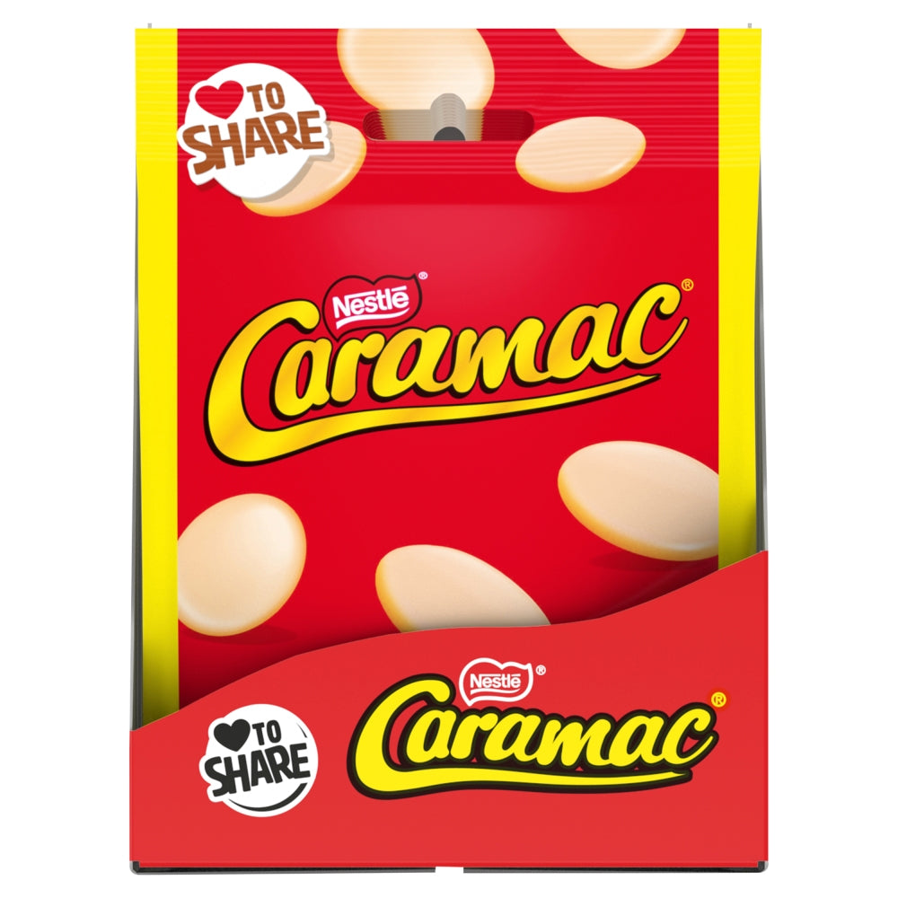 Caramac Giant Buttons Caramel Flavour Share Bags 11 x 86g