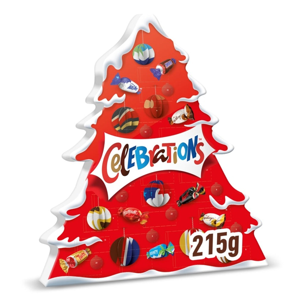 Celebrations Chocolate Christmas Tree Advent Calendar 215g
