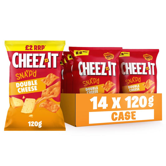 Cheez-It Double Cheese Thin & Crispy Baked Snacks 14 x 120g PMP