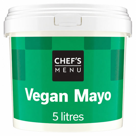 Chef's Menu Vegan Mayo 5 Litre – Creamy Plant Based Mayonnaise Alternative