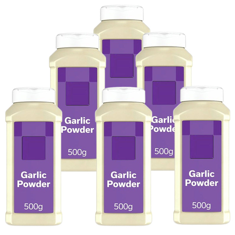 Chef's Menu Garlic Powder 500g  Dried Garlic Seasoning (3 & 6 Bottles)