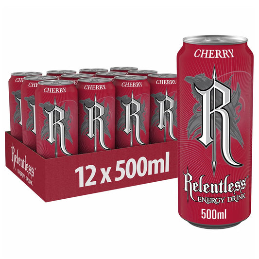 Relentless Cherry Energy Drink 12 x 500ml