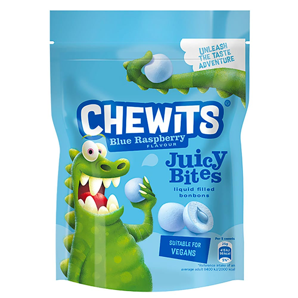 Chewits Blue Raspberry Juicy Bites 10 x 115g