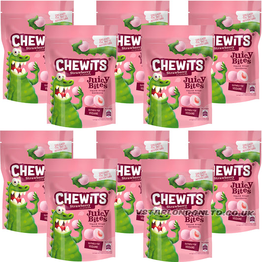 Chewits Strawberry Juicy Bites 10 x 115g