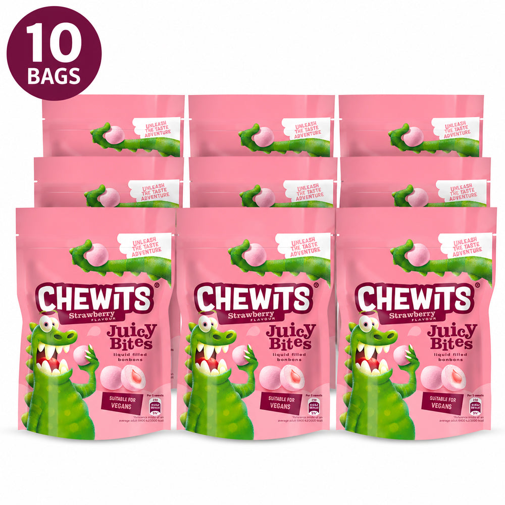 Chewits Juicy & Sour Bites Mixed Box 115g (10 Packs)