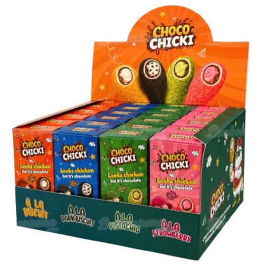 Choco Chicken Drumstick Assorted Chocolate 52g x 24 Boxes Cream Filled Crispy Biscuit Coating
