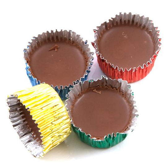 Chocolate Icy Cups Drum 200 Count Colourful Foil Wrapped Chocolate Cups