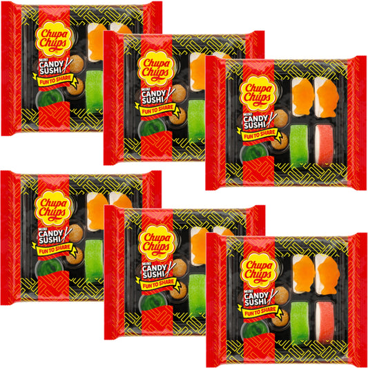 Chupa Chups Mini Candy Sushi Tray 6 x 100g