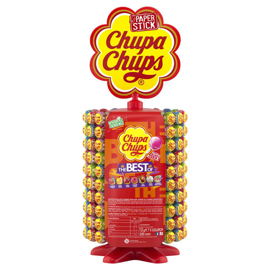 Chupa Chups Wheel Best of Lollipops 200 x 12g