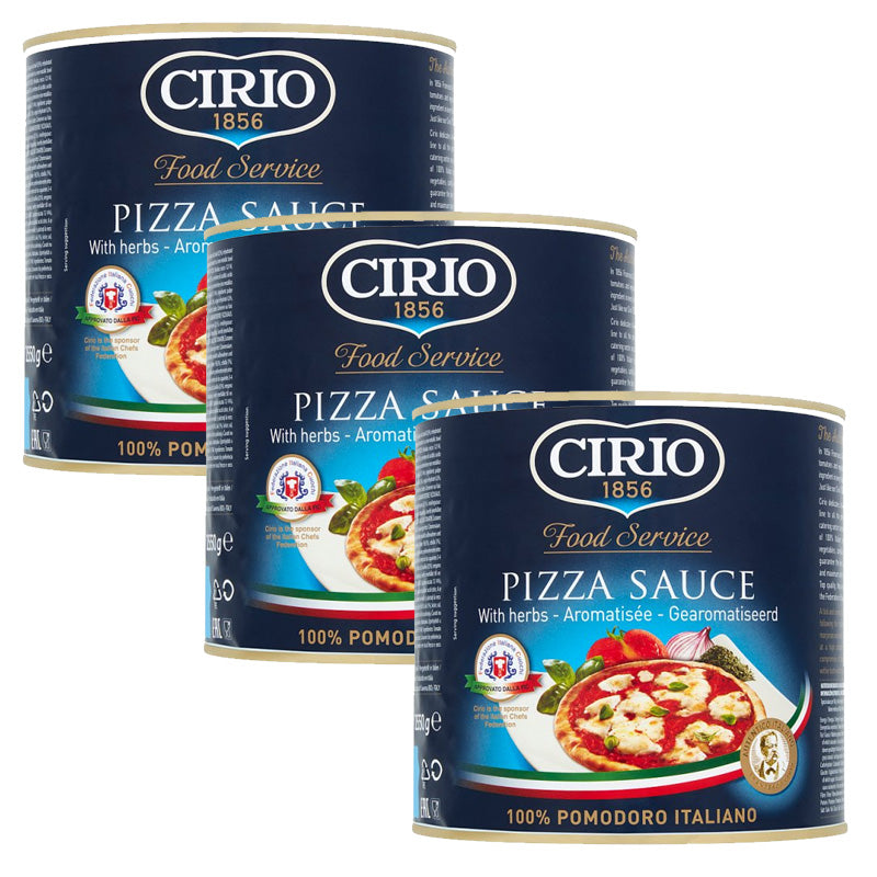 Cirio Food Service Pizza Sauce with Herbs 2550g – (3 & 6 Tins)