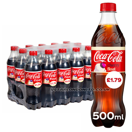 Coca-Cola Cherry Float 500ml Bottles PMP (12 Bottles)
