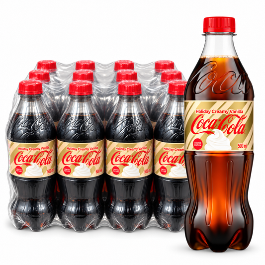 Coca-Cola Holiday Creamy Vanilla PM 500ml (Case of 12)