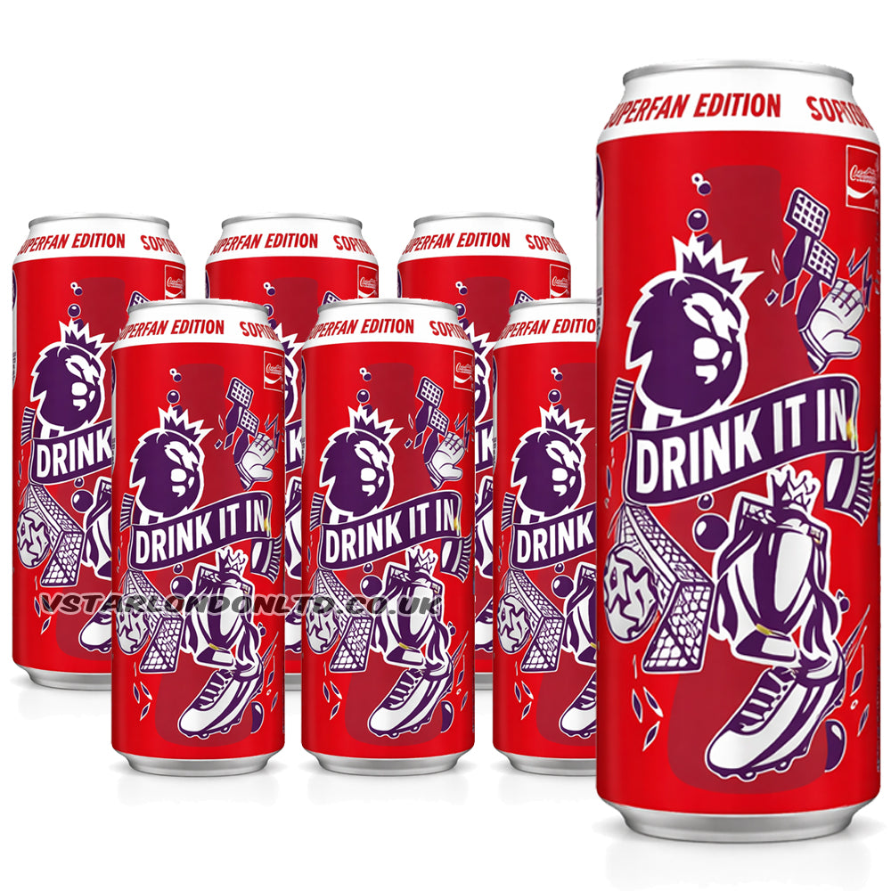 Coca-Cola 500ml Super Can – Premier League Edition (Case of 12)