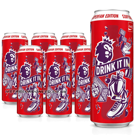 Coca-Cola 500ml Super Can – Premier League Edition (Case of 12)