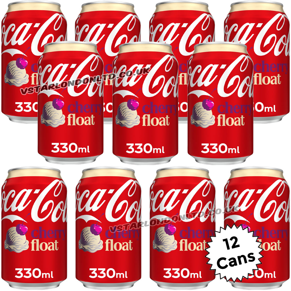 Coca-Cola Cherry Float Cans 330ml (12 & 24 Cans)