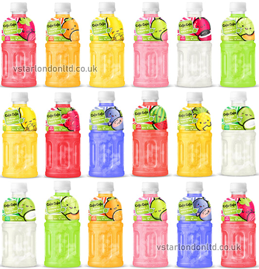 Cojo Cojo Drinks 320ml (6 & 12 Bottles Strawberry, Lychee, Mango, Orange & More)