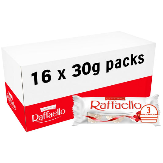 Confetteria 3 Raffaello Coconut Almond Chocolates 16 x 30g