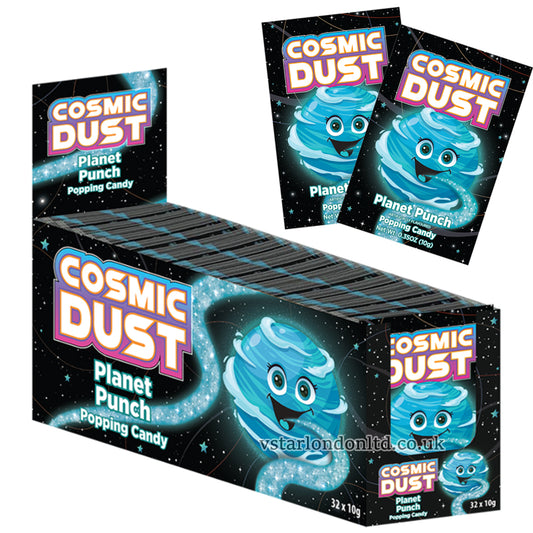 Cosmic Dust Planet Punch Popping Candy – 32 x 10g Sachets