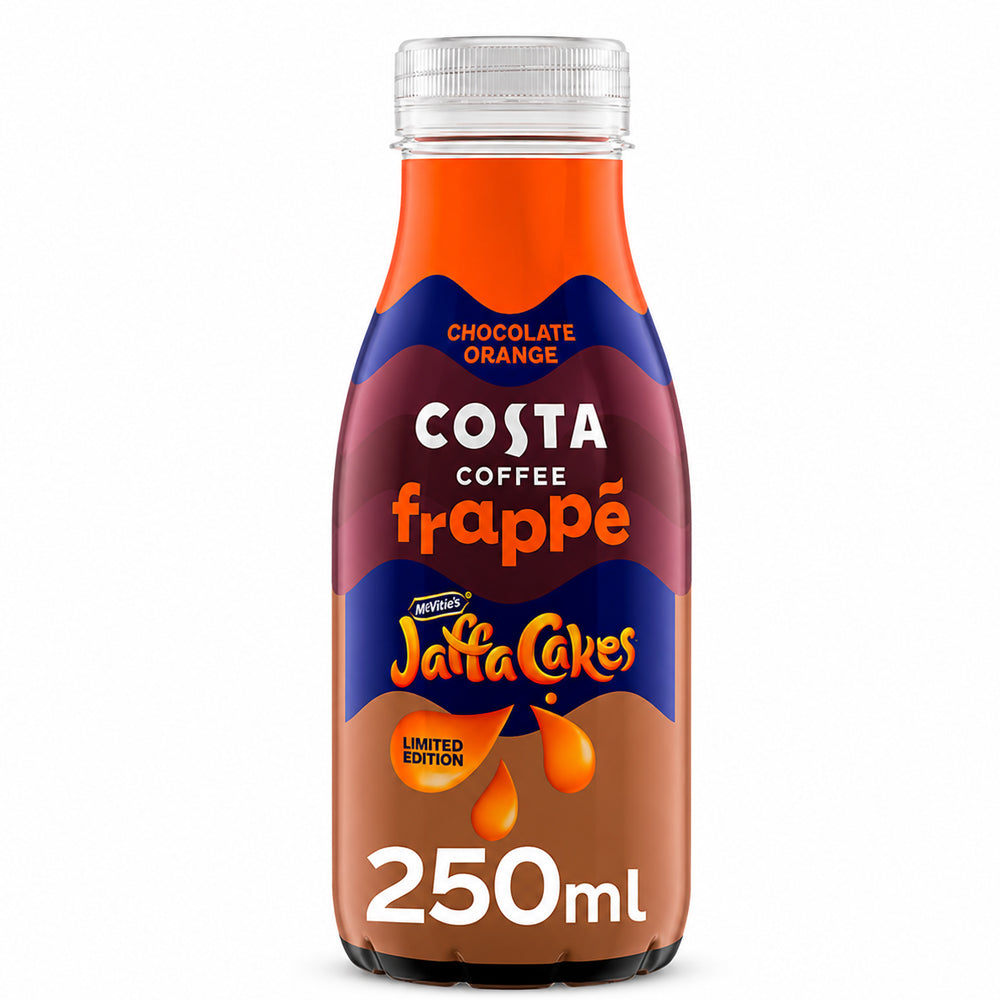 Costa Coffee Frappe Jaffa Cakes Chocolate Orange Iced Coffee 250ml (Case of 12)