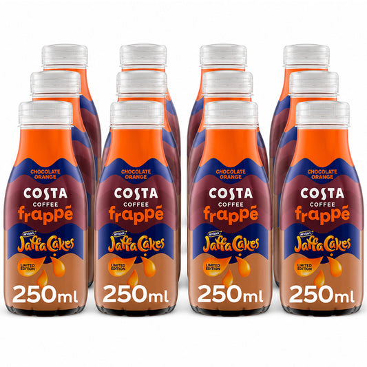 Costa Coffee Frappe Jaffa Cakes Chocolate Orange Iced Coffee 250ml (Case of 12)