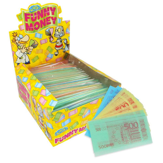 Crazy Candy Factory Edible Paper Funny Money 24 x 14g Packs