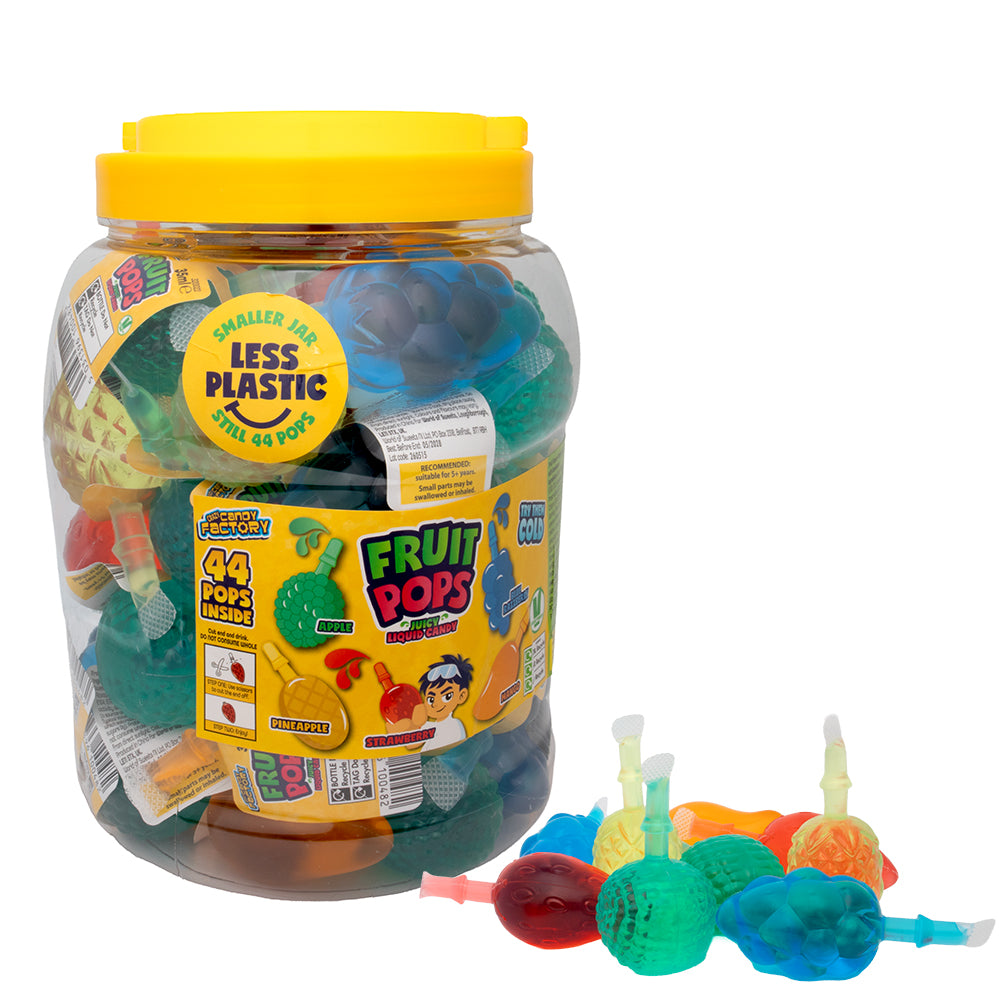 Crazy Candy Factory Fruit Pops 41g (44 Packs)