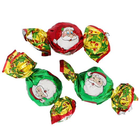 Creme Filled Milk Chocolate Santa Twists 1kg