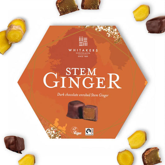 Whitakers Dark Chocolate Ginger Gift Box 180g