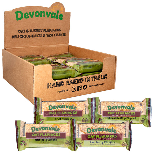 Devonvale Oat Flapjacks Selection 90g (Box of 24)