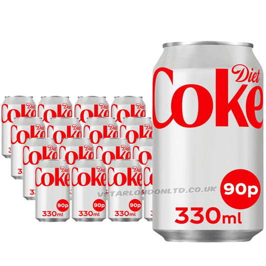 Diet Coke 330ml PM Cans (Case of 24)