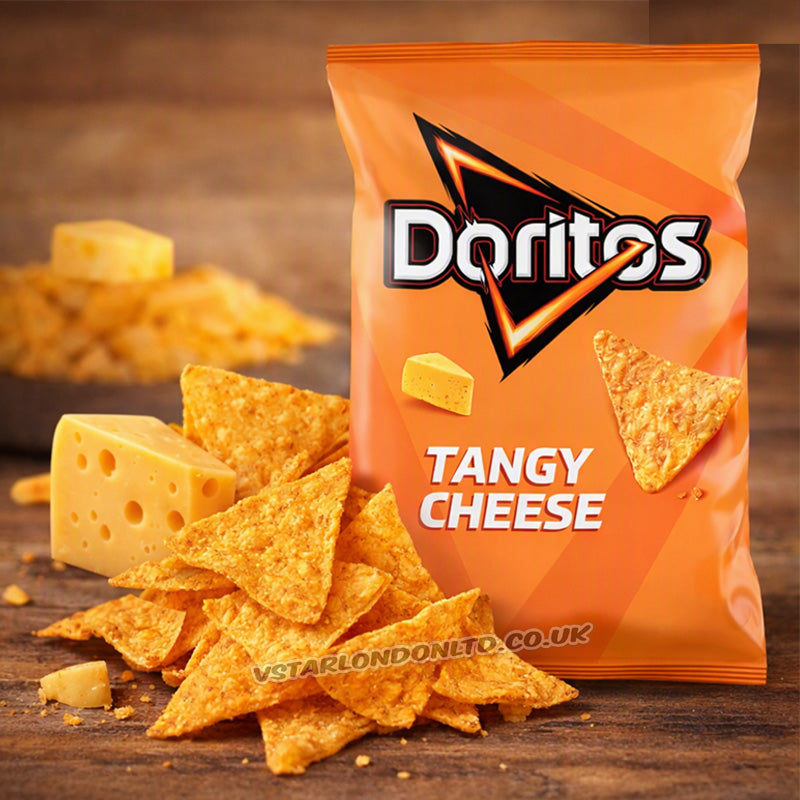 Doritos Tangy Cheese Tortilla Chips Crisps 70g PMP (9 & 18 Packs)