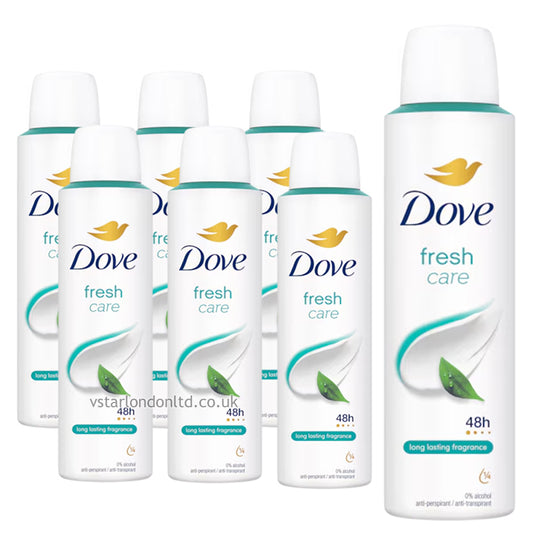 Dove Fresh Anti-Perspirant Deodorant Spray 150ml – 3 & 6 Packs
