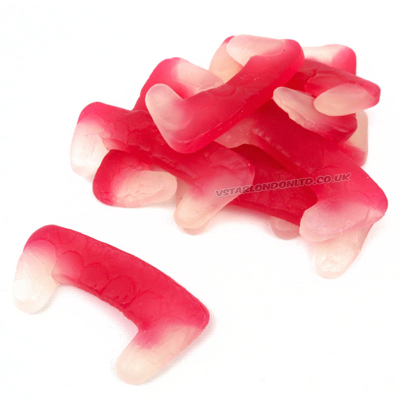 Kingsway Vegan Dracula Teeth Strawberry Sweets (1kg - 3kg)