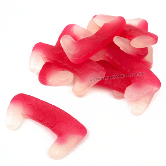 Kingsway Vegan Dracula Teeth Strawberry Sweets (1kg - 3kg)