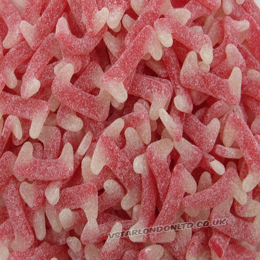 Kingsway Vegan Fizzy Dracula Teeth Sour Fruit Jelly Sweets 1kg–3kg