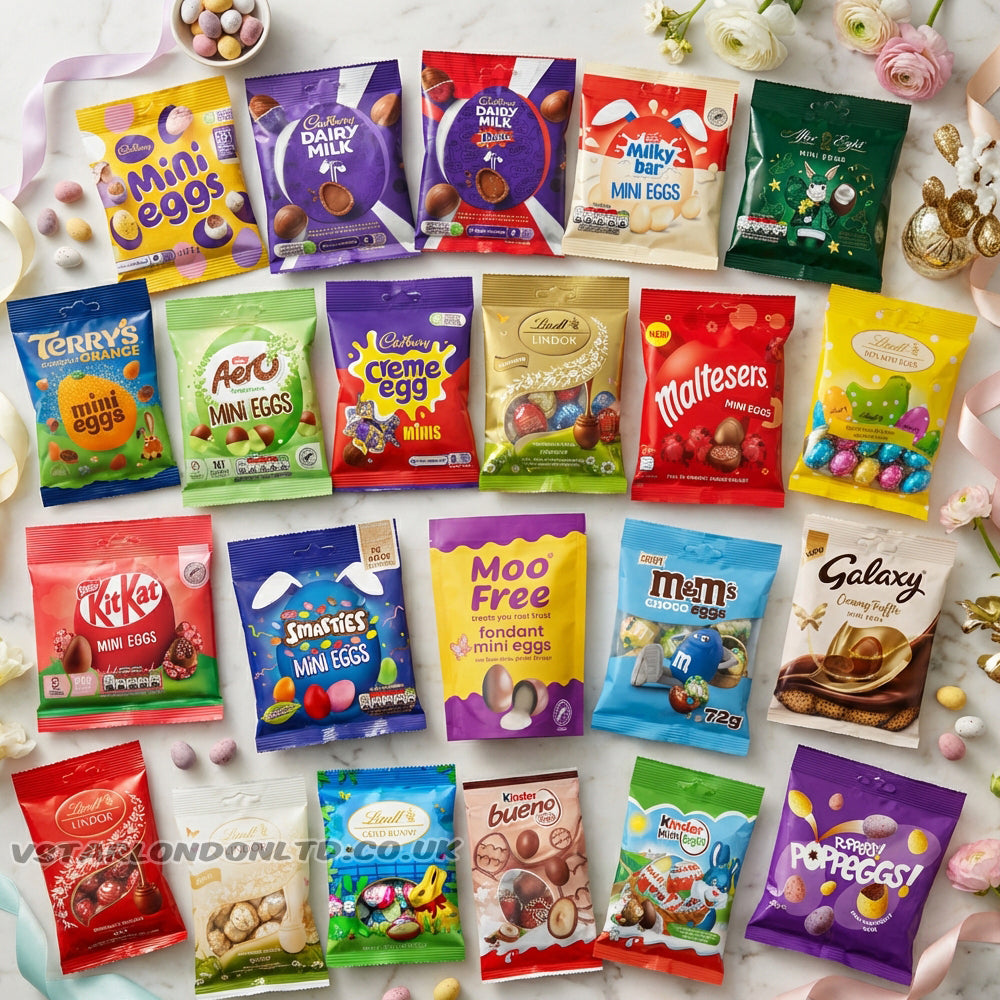 Easter Mini Chocolate Eggs Random Mixed Bag (6, 12 or 24 Packs)