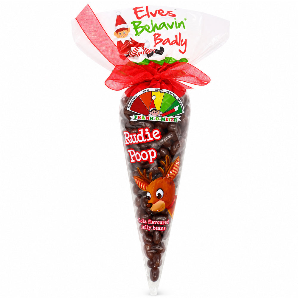 Elves Behavin' Badly Rudie Poop Jelly Beans Cone 96g (Box of 24)