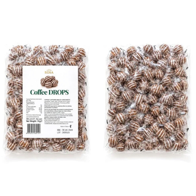 EOSA Hard Boiled Sweets & Rock Candy 1kg – 18 Fruit Flavours
