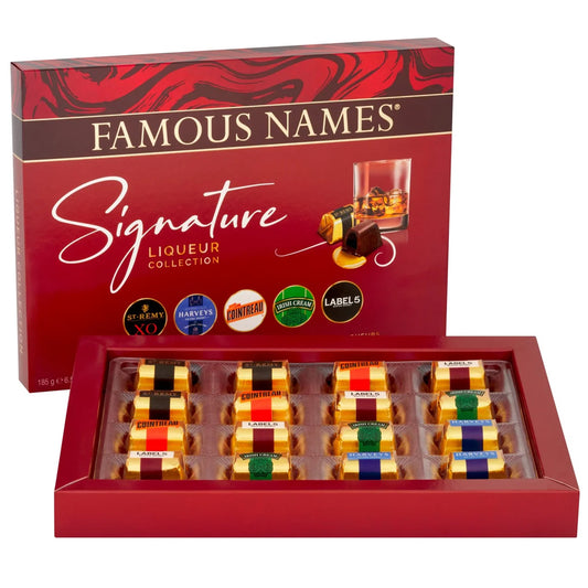 Famous Names Signature Chocolate Liqueurs Collection 185g