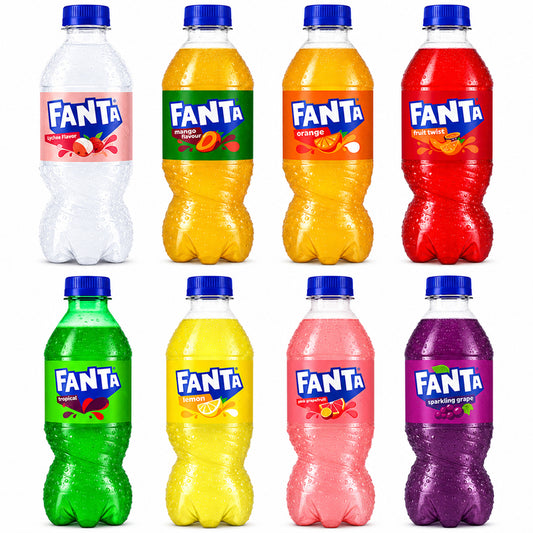 Fanta Variety Pack 500ml Random Mix Soft Drink (6 & 12 Bottles)