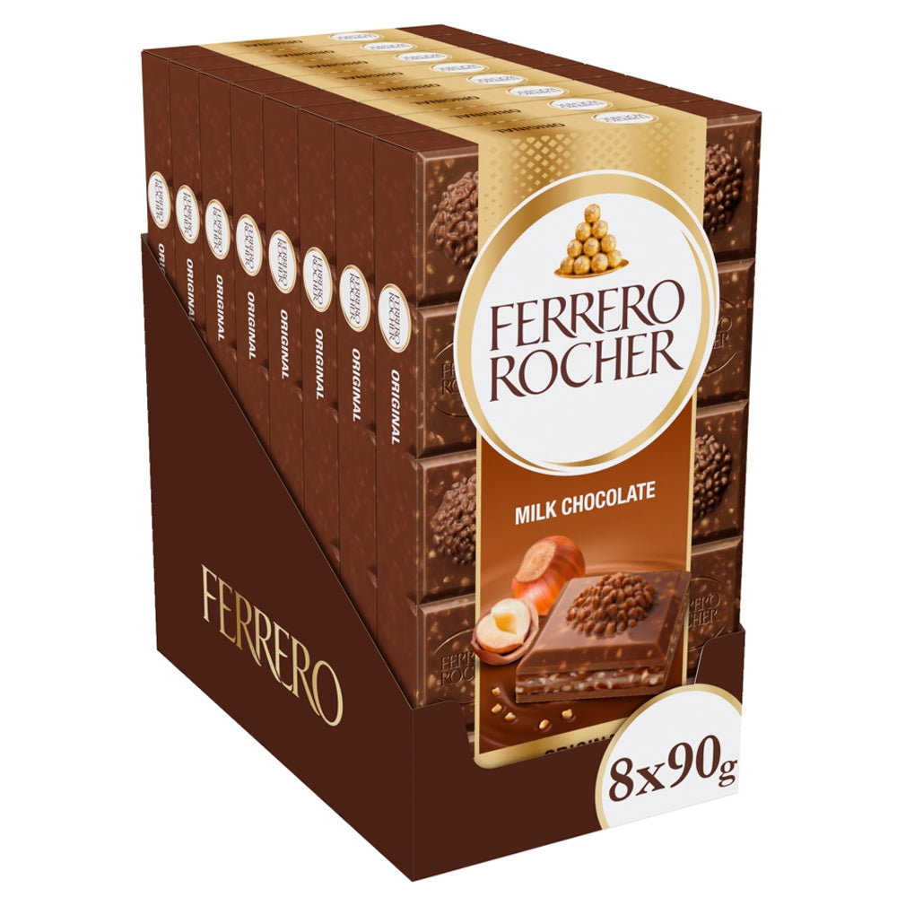 Ferrero Rocher Original Chocolate Tablet 8 x 90g