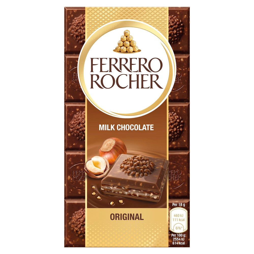 Ferrero Rocher Original Chocolate Tablet 8 x 90g