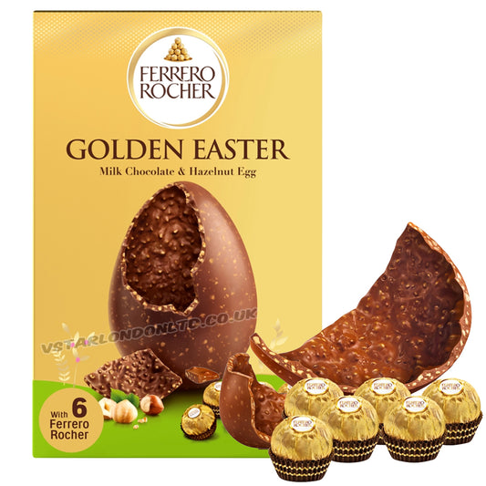 Ferrero Rocher Golden Easter Egg Milk 250g with 6 Chocolates
