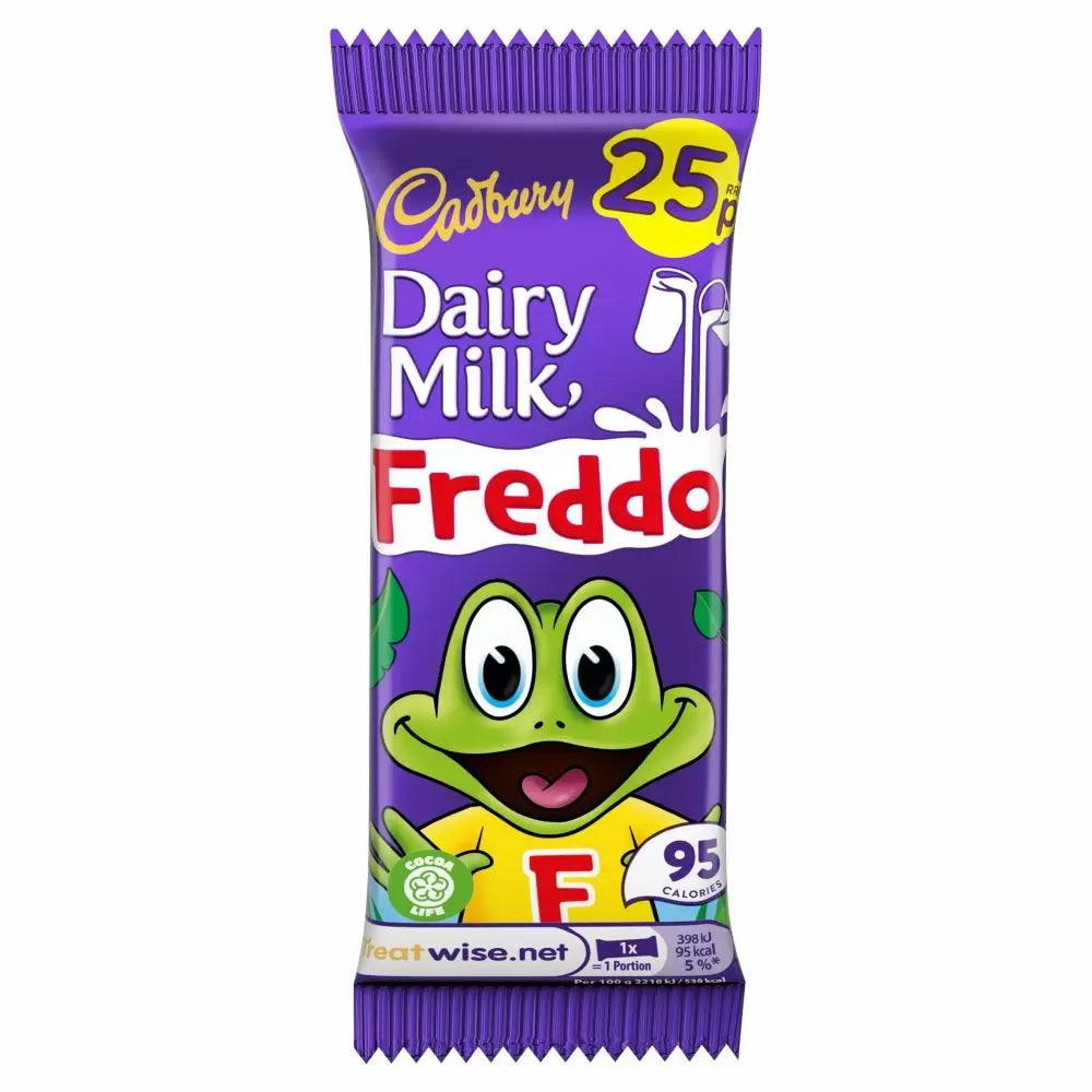 Cadbury Dairy Milk Freddo Chocolate Bar 25p PMP 18g