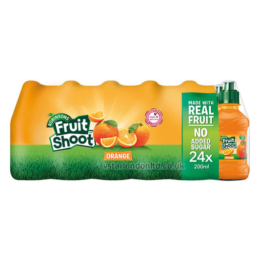 Fruit Shoot Orange Juice 24 x 200ml – Refreshing Kids’ Drink