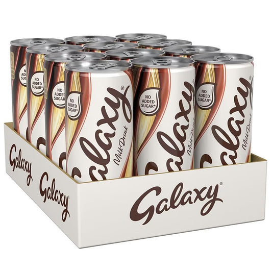 Galaxy Chocolate Milk Drink 250ml (Pack Of 12)