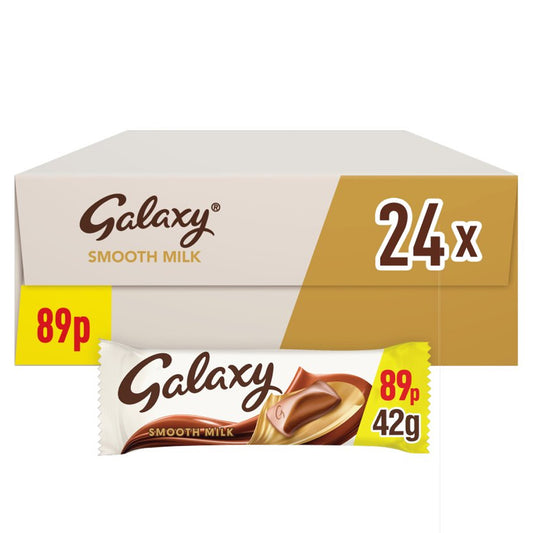 Galaxy Milk Chocolate Bar PMP 42g (Box of 24)