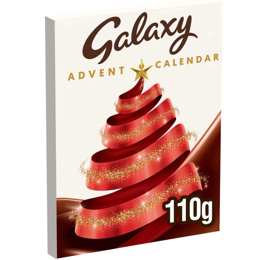 Galaxy Smooth Milk Chocolate Christmas Advent Calendar 110g